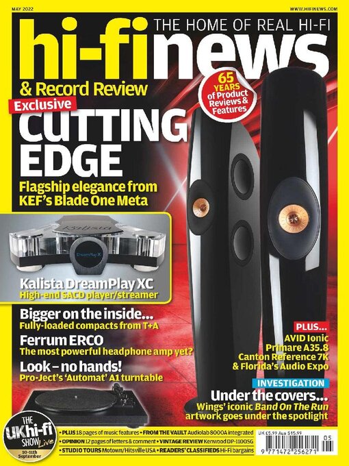 Title details for Hi Fi News by AV Tech Media Ltd - Available